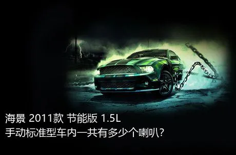 海景 2011款 节能版 1.5L 手动标准型车内一共有多少个喇叭？