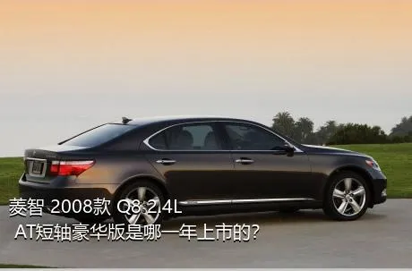 菱智 2008款 Q8 2.4L AT短轴豪华版是哪一年上市的？