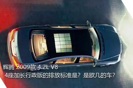 辉腾 2009款 4.2L V8 4座加长行政版的排放标准是？是欧几的车？