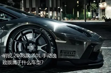 明锐 2008款 2.0L 手动逸致版属于什么车型？