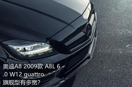 奥迪A8 2009款 A8L 6.0 W12 quattro 旗舰型有多宽？