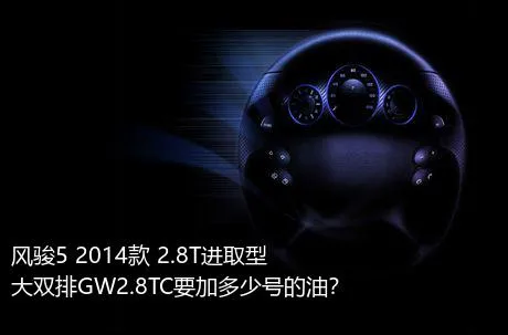 风骏5 2014款 2.8T进取型大双排GW2.8TC要加多少号的油？