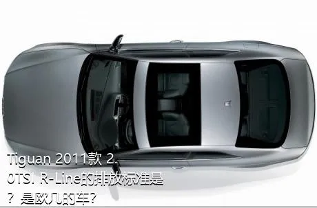 Tiguan 2011款 2.0TSI R-Line的排放标准是？是欧几的车？