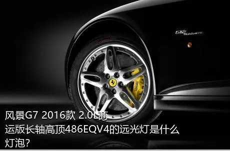 风景G7 2016款 2.0L商运版长轴高顶486EQV4的远光灯是什么灯泡？