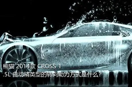 熊猫 2014款 CROSS 1.5L 自动精英型的转向助力方式是什么？