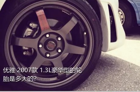 优雅 2007款 1.3L豪华型的轮胎是多大的？