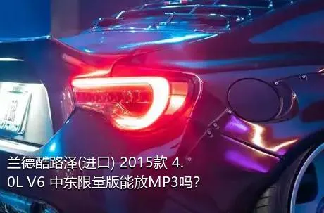 兰德酷路泽(进口) 2015款 4.0L V6 中东限量版能放MP3吗？