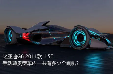 比亚迪G6 2011款 1.5T 手动尊贵型车内一共有多少个喇叭？