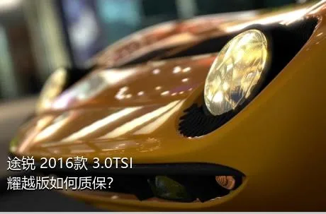 途锐 2016款 3.0TSI 耀越版如何质保？