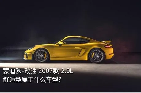 蒙迪欧-致胜 2007款 2.0L 舒适型属于什么车型？