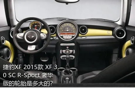 捷豹XF 2015款 XF 3.0 SC R-Sport 奢华版的轮胎是多大的？