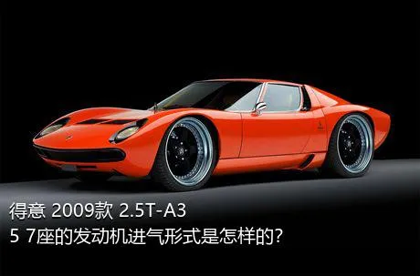 得意 2009款 2.5T-A35 7座的发动机进气形式是怎样的？