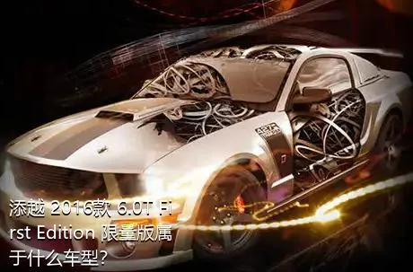 添越 2016款 6.0T First Edition 限量版属于什么车型？