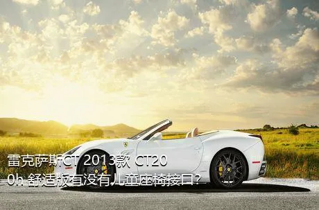 雷克萨斯CT 2013款 CT200h 舒适版有没有儿童座椅接口？