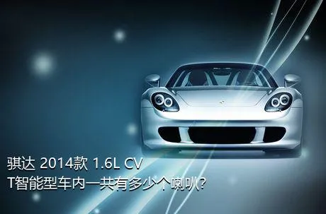 骐达 2014款 1.6L CVT智能型车内一共有多少个喇叭？