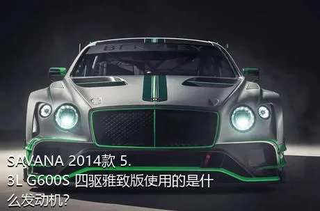 SAVANA 2014款 5.3L G600S 四驱雅致版使用的是什么发动机？