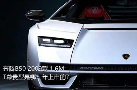 奔腾B50 2009款 1.6MT尊贵型是哪一年上市的？