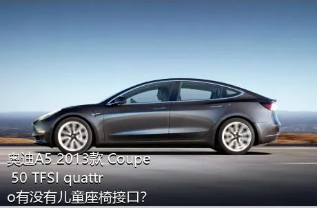 奥迪A5 2013款 Coupe 50 TFSI quattro有没有儿童座椅接口？