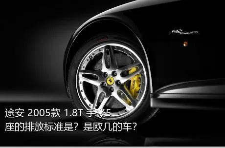 途安 2005款 1.8T 手豪5座的排放标准是？是欧几的车？