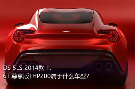 DS 5LS 2014款 1.6T 尊享版THP200属于什么车型？