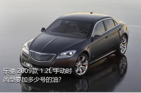 乐驰 2009款 1.2L 手动时尚型要加多少号的油？