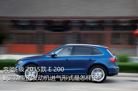 奔驰E级 2015款 E 200 L 运动型的发动机进气形式是怎样的？