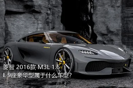 菱智 2016款 M3L 1.6L 9座豪华型属于什么车型？