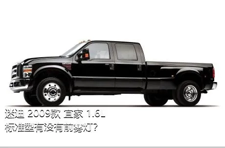 迷迪 2009款 宜家 1.6L 标准型有没有前雾灯？