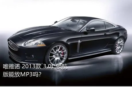 唯雅诺 2013款 3.0L 领航版能放MP3吗？