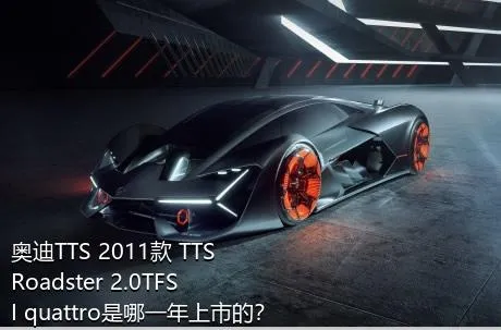 奥迪TTS 2011款 TTS Roadster 2.0TFSI quattro是哪一年上市的？