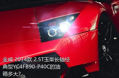 金威 2014款 2.5T玉柴长轴经典型YC4FB90-P40C的油箱多大？