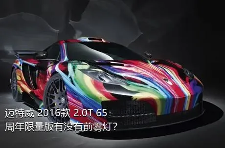 迈特威 2016款 2.0T 65周年限量版有没有前雾灯？