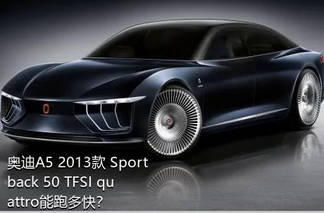 奥迪A5 2013款 Sportback 50 TFSI quattro能跑多快？