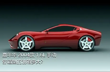 嘉年华 2004款 1.6L 手动舒适型的油箱多大？