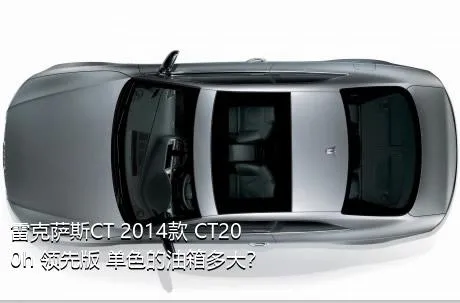 雷克萨斯CT 2014款 CT200h 领先版 单色的油箱多大？