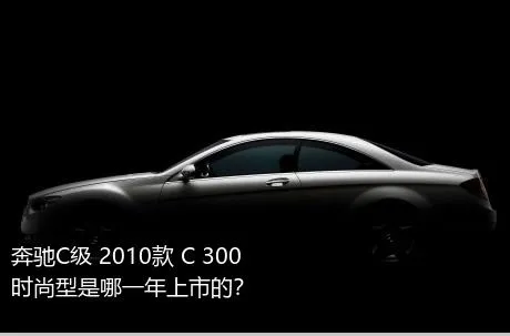 奔驰C级 2010款 C 300 时尚型是哪一年上市的？