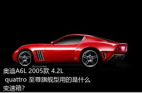 奥迪A6L 2005款 4.2L quattro 至尊旗舰型用的是什么变速箱？