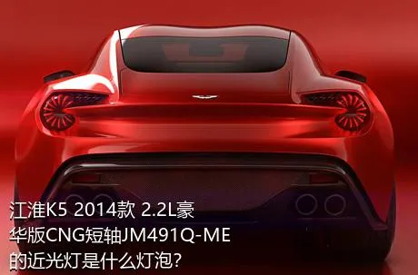 江淮K5 2014款 2.2L豪华版CNG短轴JM491Q-ME的近光灯是什么灯泡？