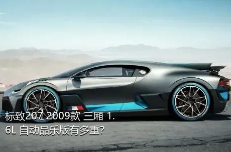 标致207 2009款 三厢 1.6L 自动品乐版有多重？