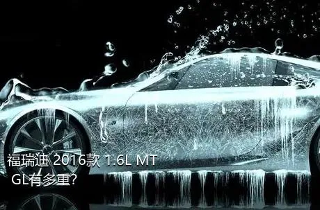 福瑞迪 2016款 1.6L MT GL有多重？