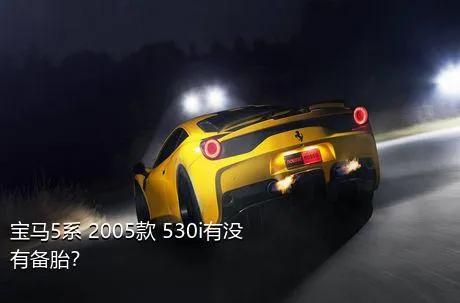 宝马5系 2005款 530i有没有备胎？