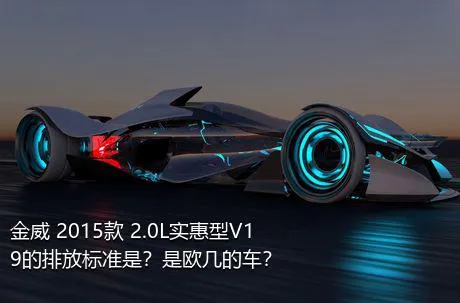 金威 2015款 2.0L实惠型V19的排放标准是？是欧几的车？