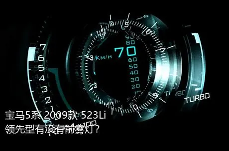 宝马5系 2009款 523Li 领先型有没有前雾灯？