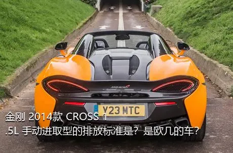 金刚 2014款 CROSS 1.5L 手动进取型的排放标准是？是欧几的车？