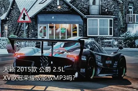 天籁 2015款 公爵 2.5L XV欧冠荣耀版能放MP3吗？