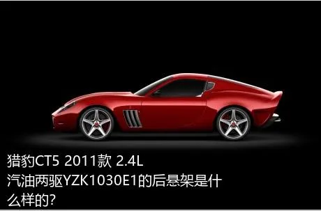 猎豹CT5 2011款 2.4L汽油两驱YZK1030E1的后悬架是什么样的？