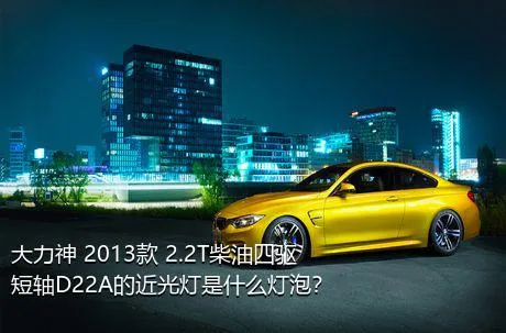 大力神 2013款 2.2T柴油四驱短轴D22A的近光灯是什么灯泡？