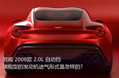 君阁 2008款 2.0L 自动挡旗舰型的发动机进气形式是怎样的？