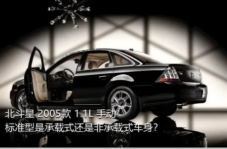 北斗星 2005款 1.1L 手动标准型是承载式还是非承载式车身？