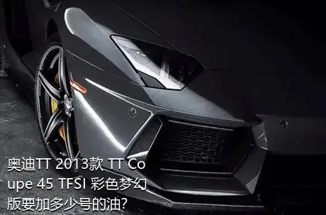 奥迪TT 2013款 TT Coupe 45 TFSI 彩色梦幻版要加多少号的油？